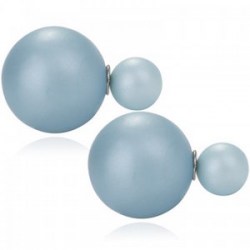 Double Dots Mat Blue